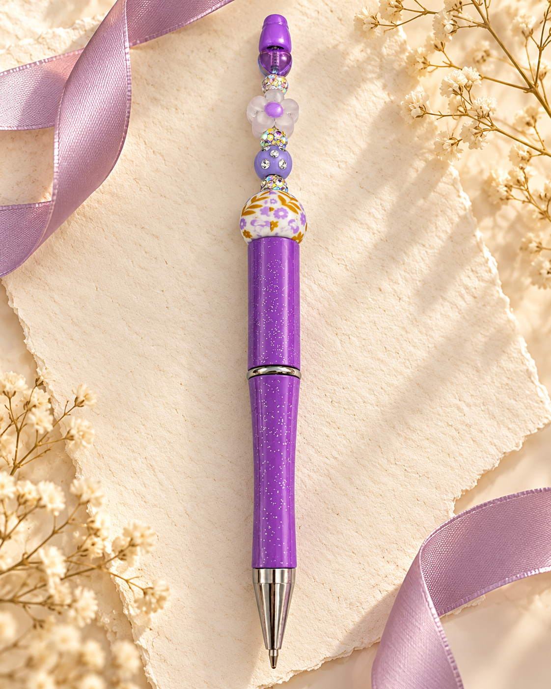 Personalized pens finished with names in vinyl lettering