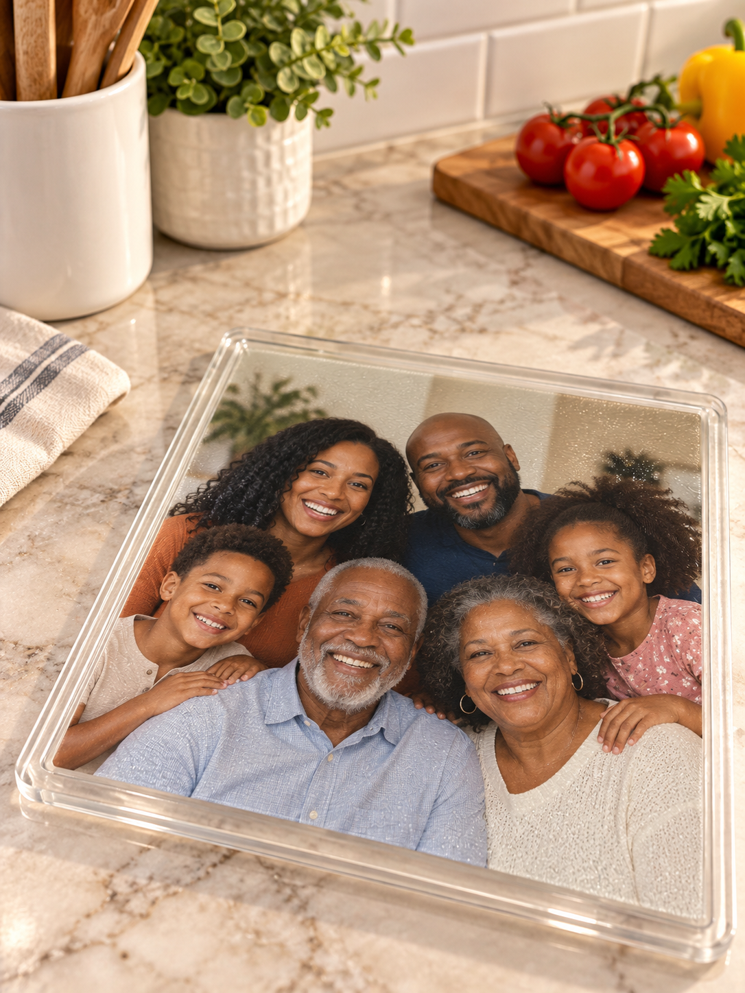 A Custom Photo Cutting Board